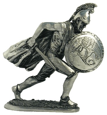 006 A  миниатюра  Греческий гоплит, 364г до н.э.