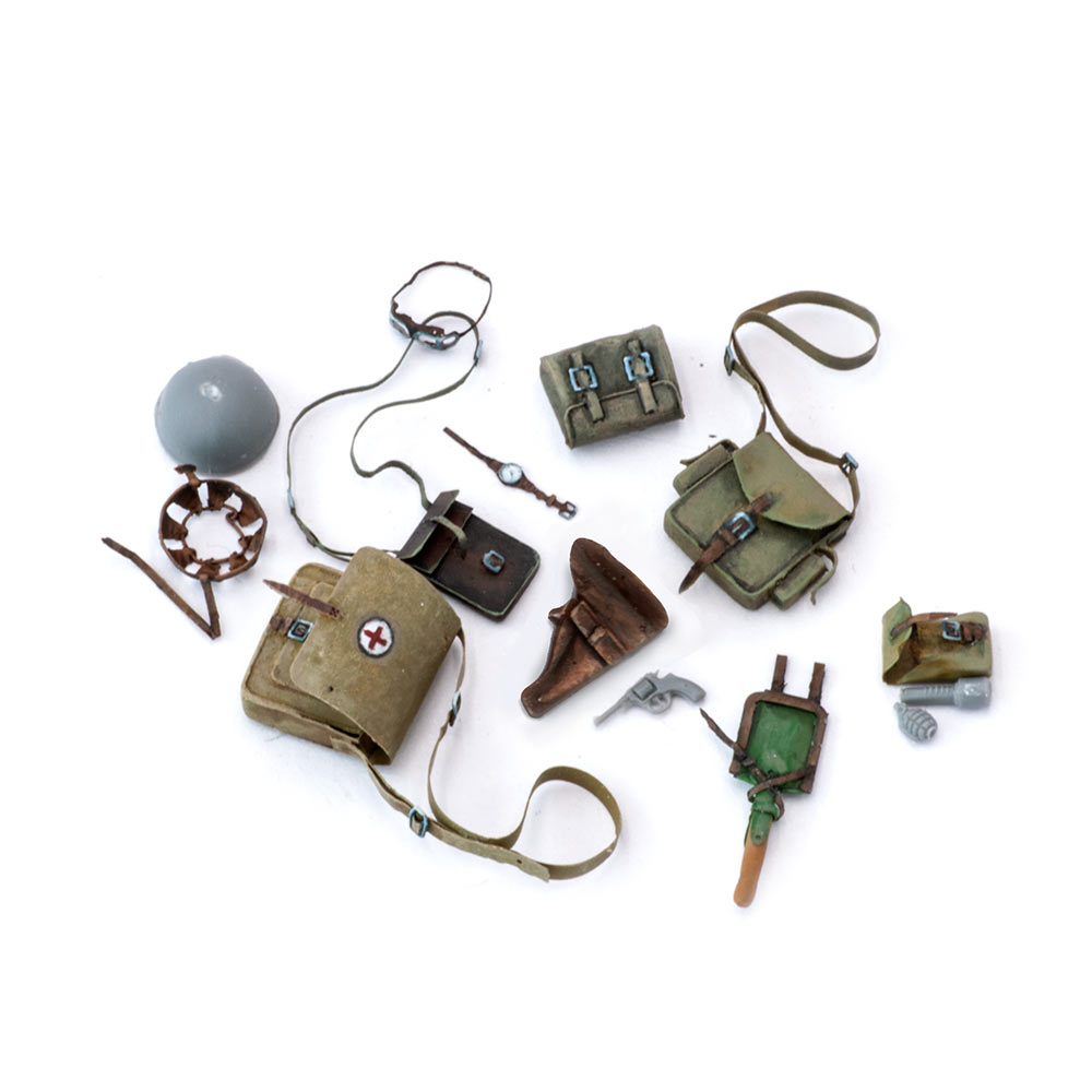 S-218  фототравление  Снаряжение сержанта РККА, размер М  (1:35)