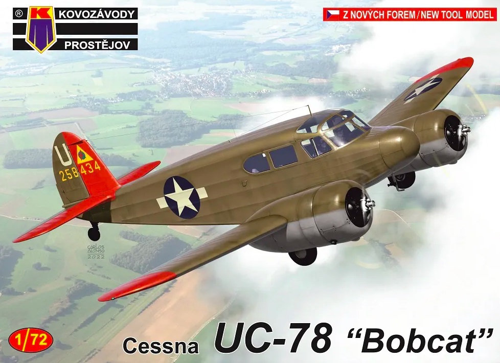 KPM0349  авиация  Cessna UC-78 "Bobcat"  (1:72)