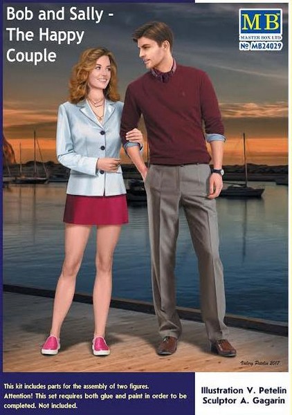 MB24029  фигуры  Bob and Sally - The Happy Couple  (1:24)