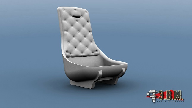 RS48096  дополнения из смолы  ЛаГГ-3 Кресло пилота (ремни из фототравления)  (1:48)