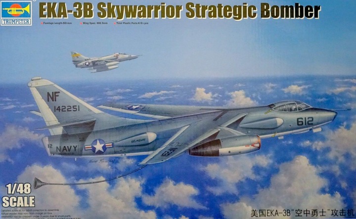 02872  авиация  EKA-3B Skywarrior Strategic Bomber  (1:48)