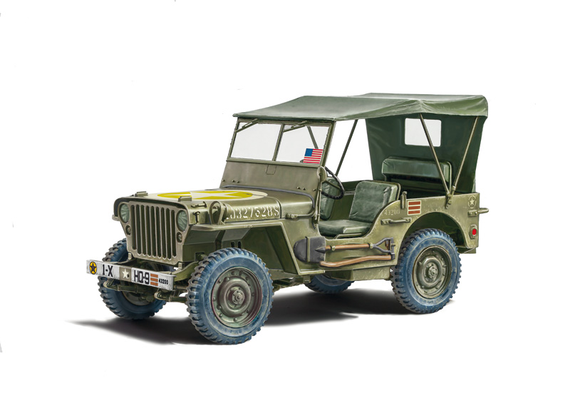 3635  техника и вооружение  Willys Jeep MB  (1:24)