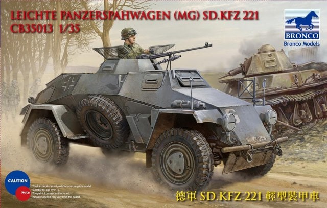 CB35013  техника и вооружение  Leichter Panzerspahwagen (MG) Sd.Kfz. 221 (1:35)