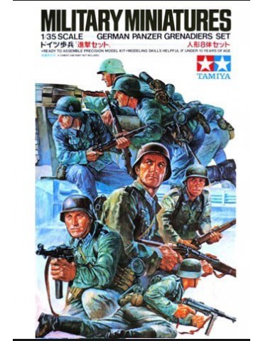 35061  фигуры  German Panzer Grenadiers set 8 figures  (1:35)