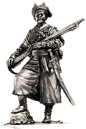 204 M  миниатюра  Украинский казак, 17в