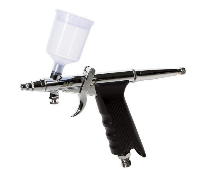 1156  аэрография  Аэрограф 1156 (Комплект: Игла/сопло 0,3;0,5;0,8; Шланг, 3 переходника)