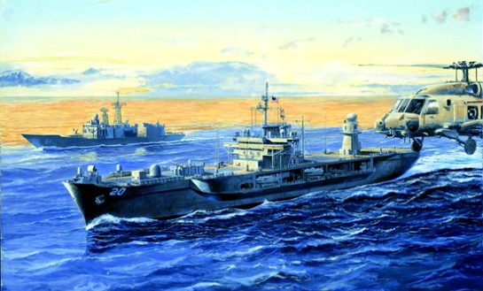 05718  флот  USS Mount Whitney LCC-20  (1:700)