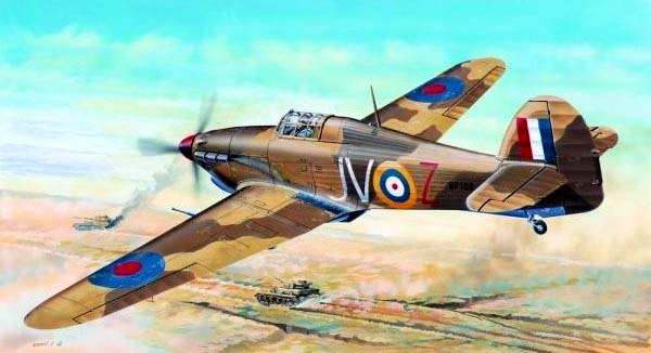 02417  авиация  Hurricane Mk.II D/Trop  (1:24)