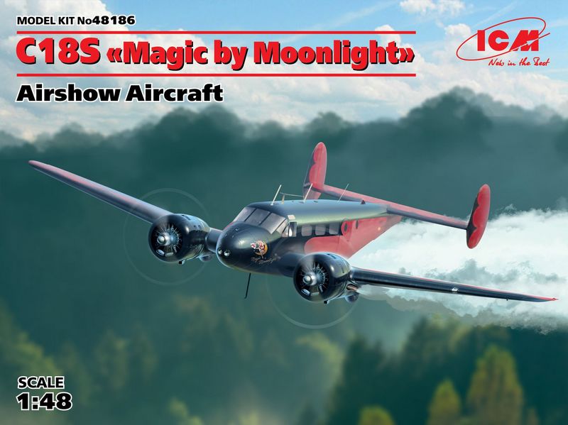 48186  авиация  C18S "Magic by Moonlight Airshow Aircraft  (1:48)