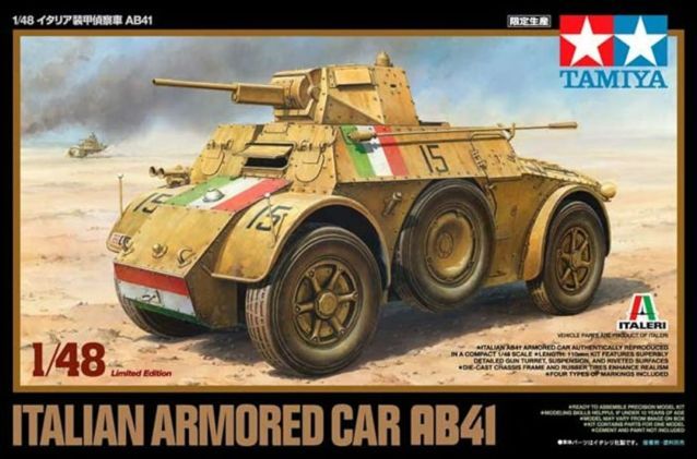 89778  техника и вооружение  Italian Armored Car AB41  (1:48)