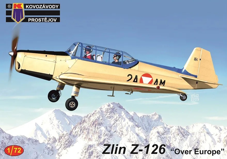 KPM0408  авиация  Zlin Z-126 'Over Europe'  (1:72)