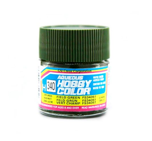 H340  краска 10мл  FIELD GREEN FS34097