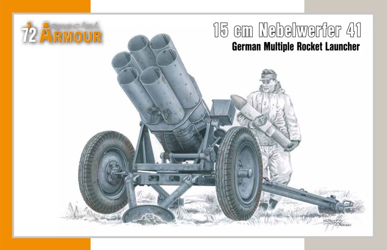 SA72026  техника и вооружение  15cm Nebelwerfer 41 German Multiple Rocket Launcher  (1:72)