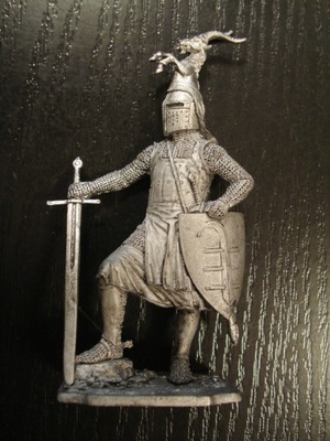 223 M  миниатюра  Германский  рыцарь, 13в