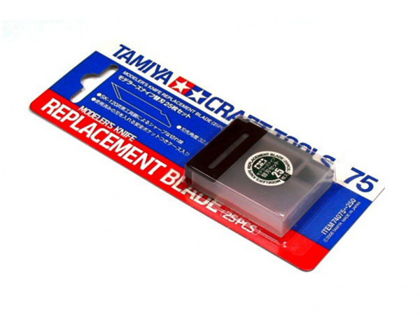 74075  ручной инструмент  Набор запасных лезвий 25 шт к ножу 74040