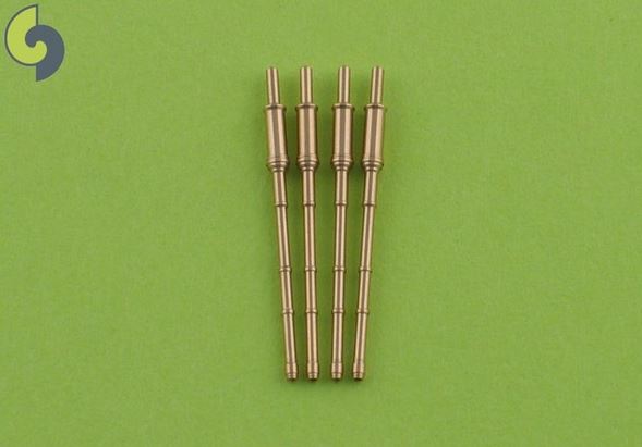 SM-350-019  металлические стволы  Russia/USSR 130 mm/70 AK-130 barrels (4шт.)  (1:350)