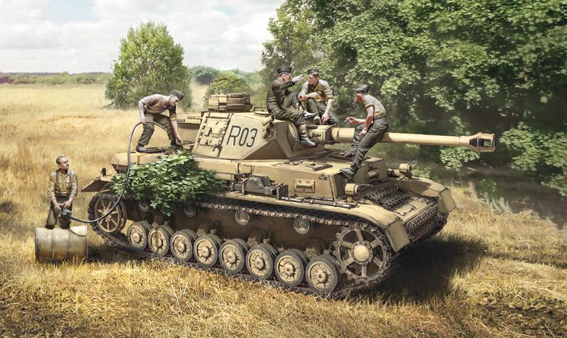6548  техника и вооружение  Pz.Kpfw. IV Ausf.F1/F2/G  (1:35)