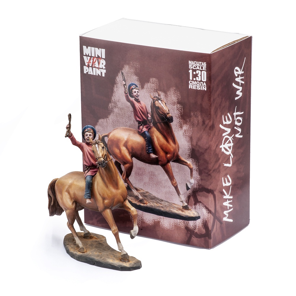 A-005  миниатюра  Кужёнок (казак-подросток)  (1:30)