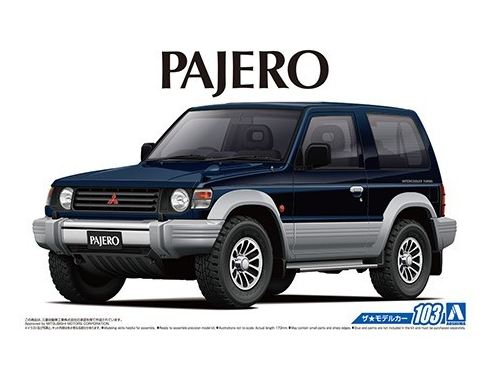 05697  автомобили и мотоциклы  Mitsubishi Pajero Metal Top Wide V24WG '91  (1:24)