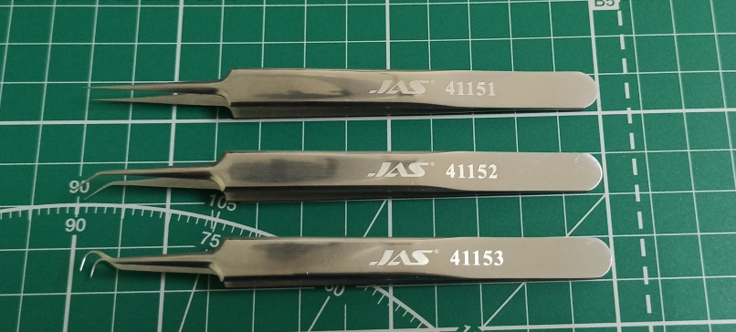 41153  ручной инструмент  Пинцет крючок, 150 мм