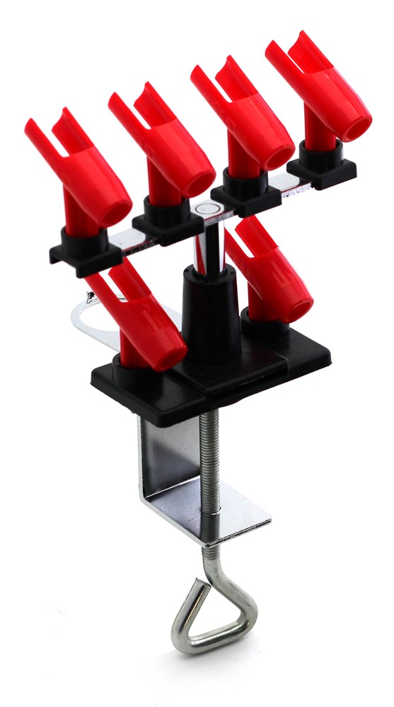 1306  аэрография  Подставка для аэрографа, струбцина (до 6-ти аэрографов)