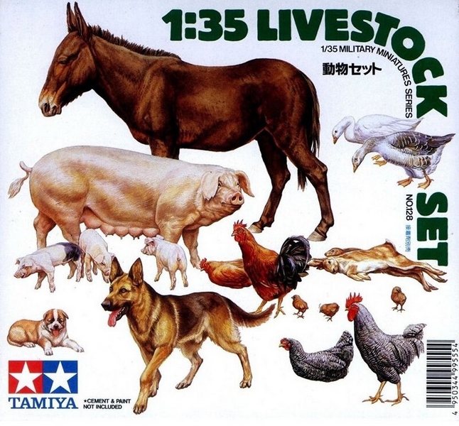 35128  фигуры  Livestock Set (1:35)