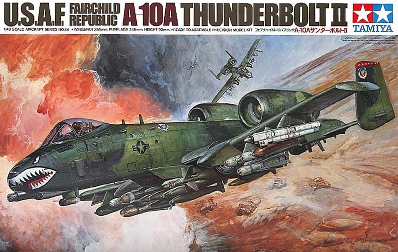 61028  авиация  U.S.A.F. Fairchild Republic A-10A Thunderbolt II  (1:48)