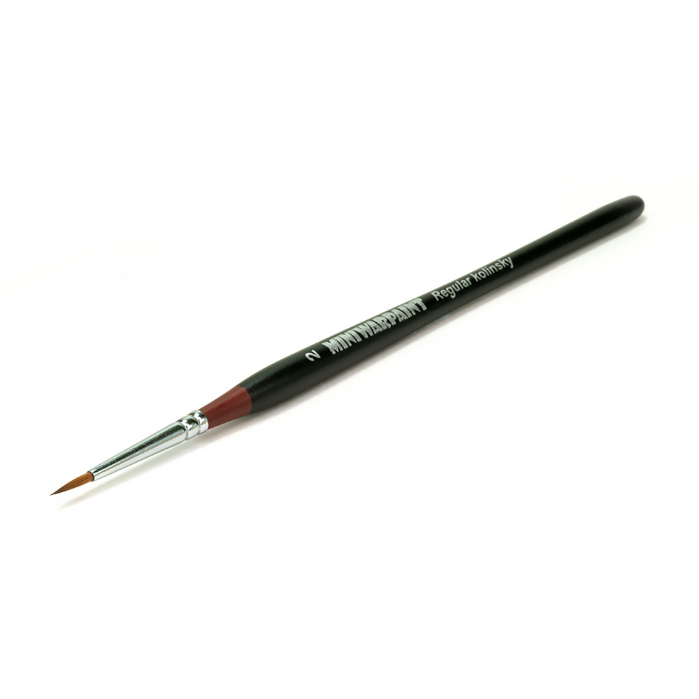 T-004  кисти  Кисть MiniWarPaint серии Regular №2