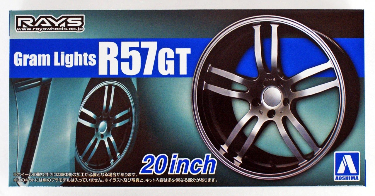 05515  дополнения из пластика  Rays Gram Lights R57GT 20inch  (1:24)