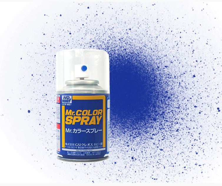 S  5  краска в баллончиках т.м. MR.HOBBY 100мл  BLUE