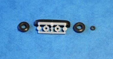 7222  дополнения из пластика  Rubber Wheels. Spitfire Mk I-V  (1:72)
