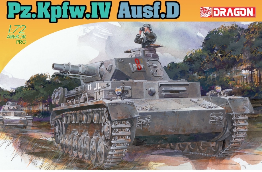 7530  техника и вооружение  Pz.Kpfw. IV Ausf. D  (1:72)