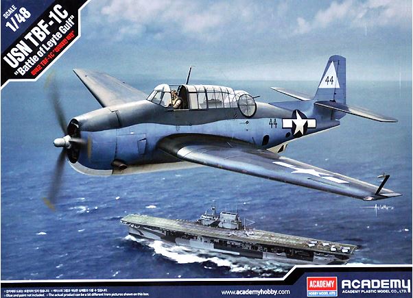 12340  авиация  USN TBF-1C "Battle of Leyte Gulf"  (1:48)