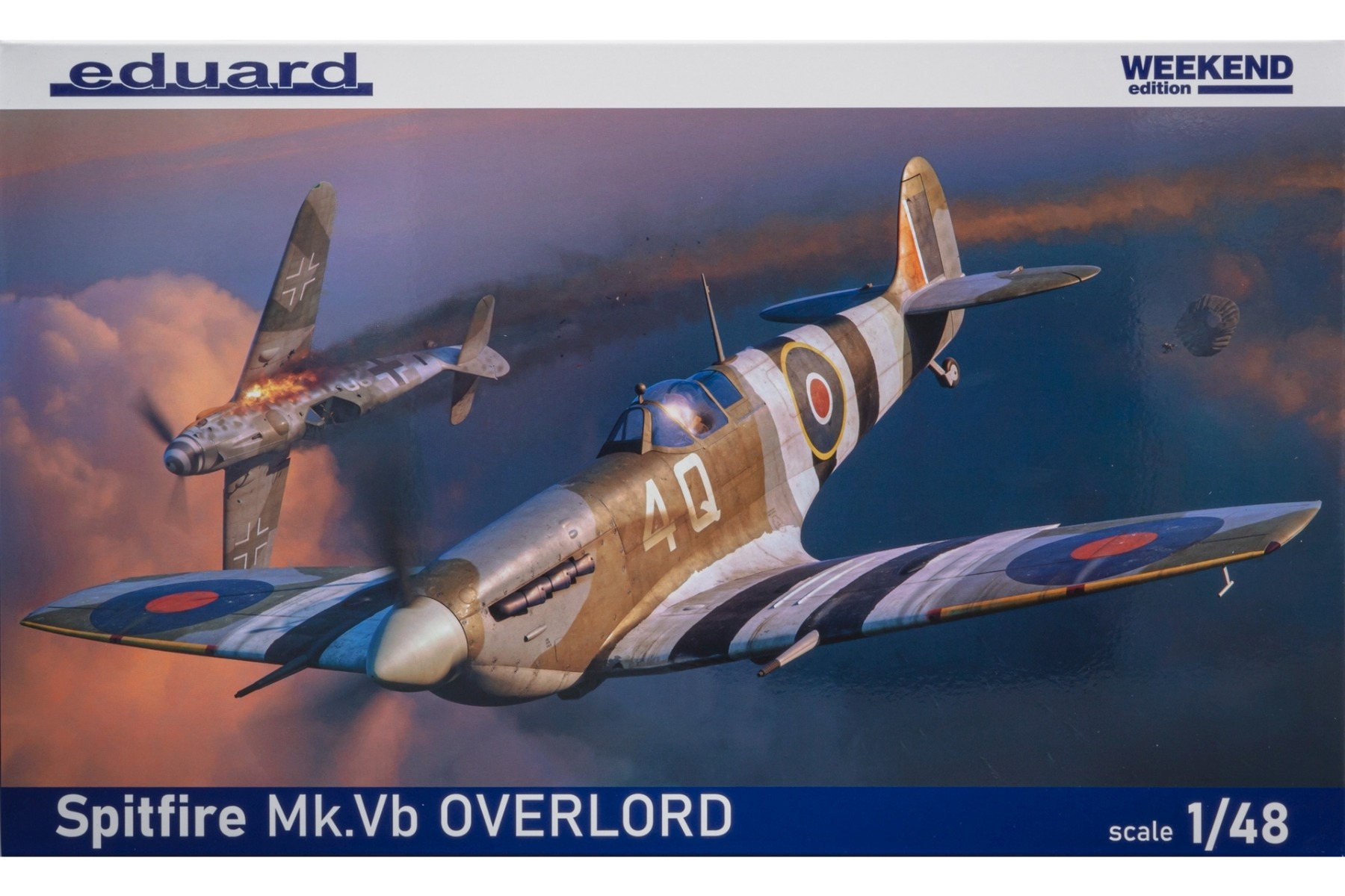 84200  авиация  Spitfire Mk.Vb OVERLORD Weekend Edition  (1:48)