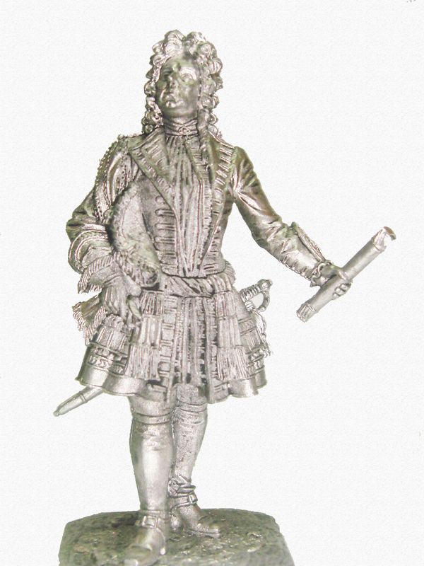 253 R  миниатюра  Генерал-адмирал Франц Лефорт. 1696 год, Россия