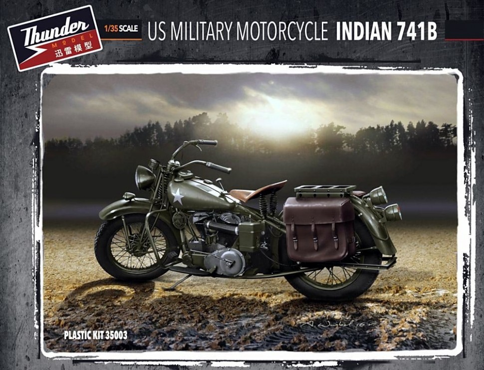 TM35003  техника и вооружение  US Military Indian 741B (2 kits in box)  (1:35)