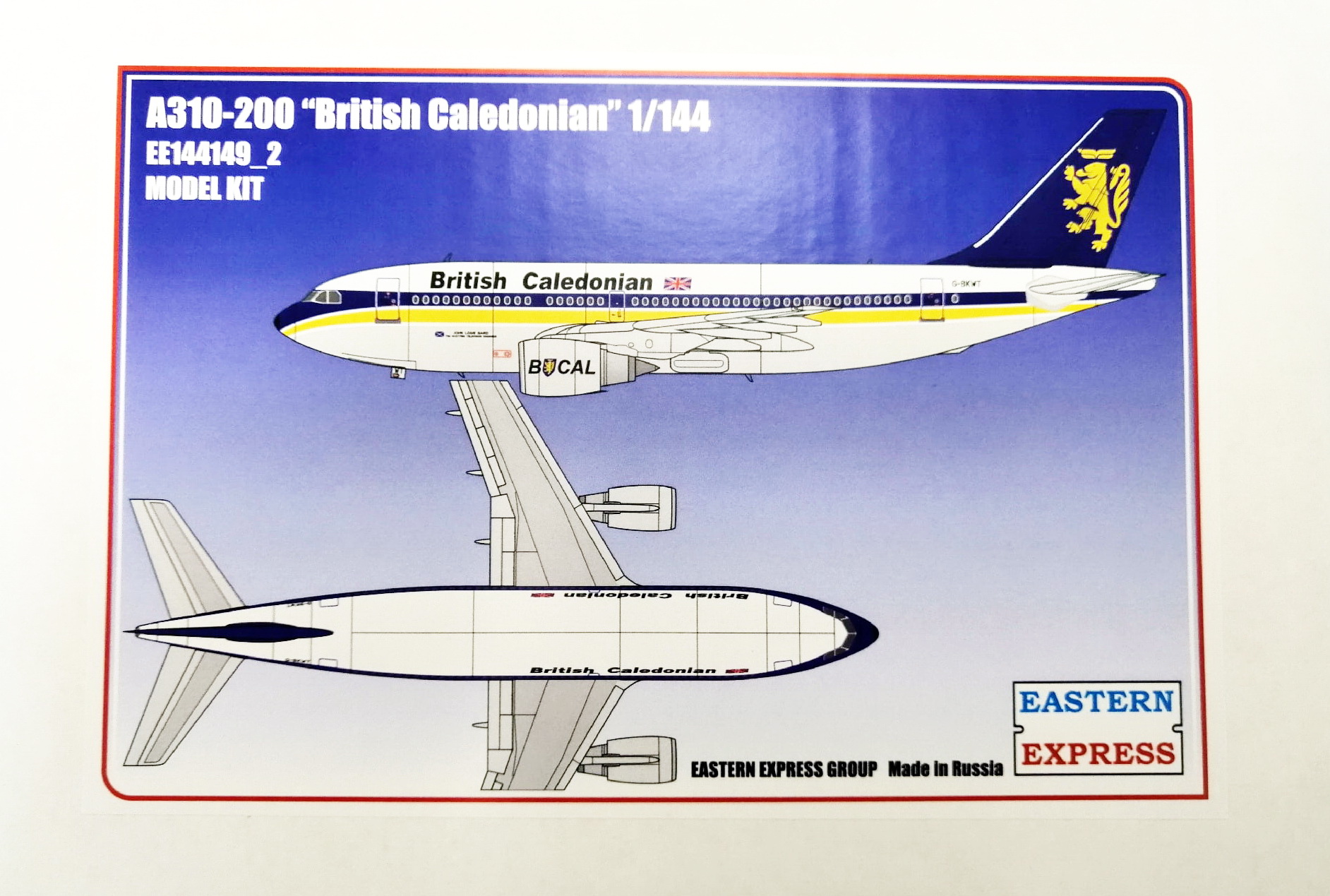 144149_2  авиация  А310-200 British Caledonian  (1:144)