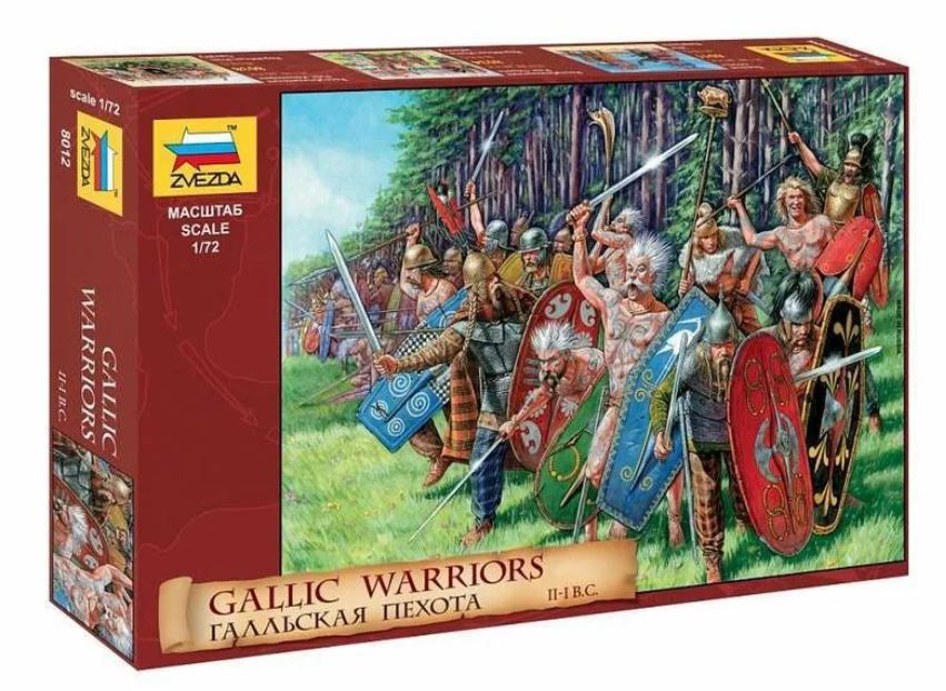 8012  фигуры  Галльская пехота II-I вв. до н.э. (1:72)
