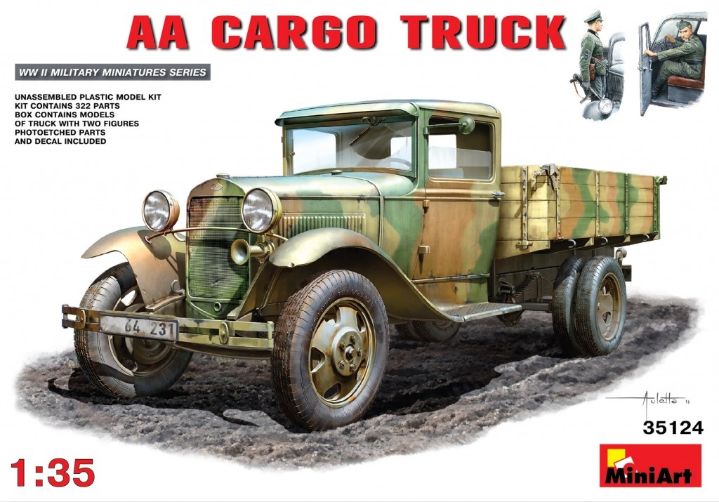 35124  техника и вооружение  AA CARGO TRUCK  (1:35)