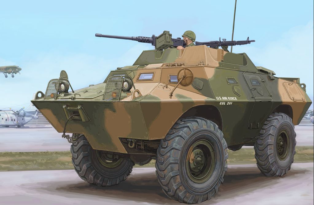 84536  техника и вооружение  USAF XM706E2  (1:35)