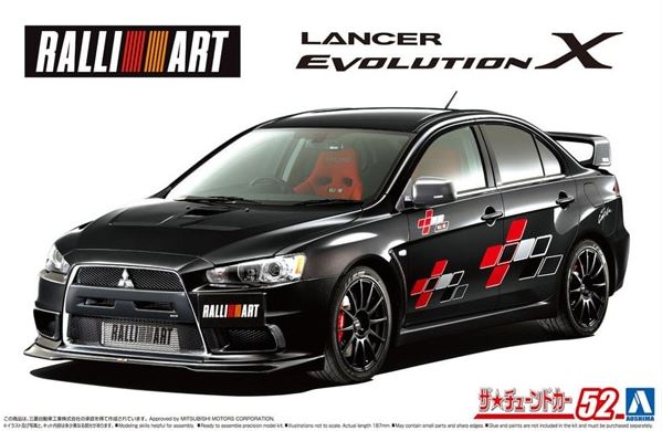 05987  автомобили и мотоциклы  RALLIART CZ4A Lancer Evolution X  (1:24)
