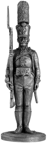 NAP-007  миниатюра  Унтер-офицер грен. батальона Елецкого мушкет. п. Россия, 1805-07 гг.