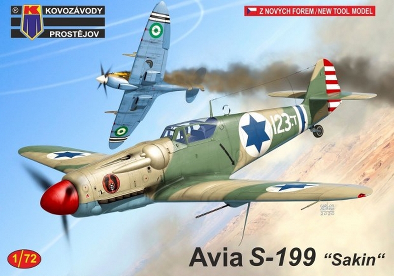 KPM0217  авиация  Avia S-199 "Sakin"  (1:72)