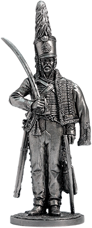 NAP-066  миниатюра  Рядовой Белорусского гусарского полка. Россия, 1805-06 гг.