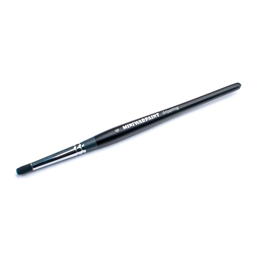 T-126  кисти  Кисть MiniWarPaint серии Stippling №6