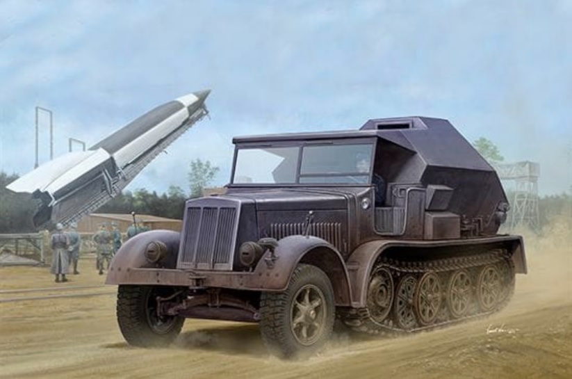 09537  техника и вооружение  Sd.Kfz.7/3 Half-Track Artillery Tractor  (1:35)