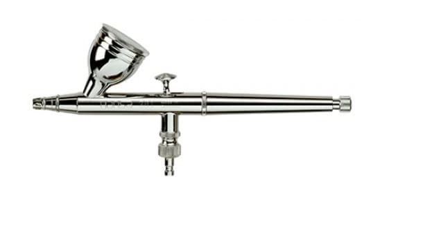 HS-213814  аэрография  Аэрограф H&S Hansa 381, цвет хром, сопло/игла 0,3 мм, бачок 5 мл