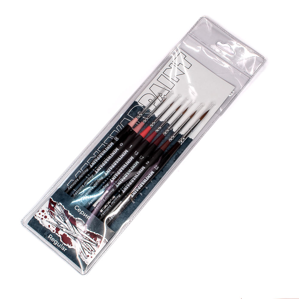 T-106  кисти  Набор "Серия Regular" в пакете 7 кистей