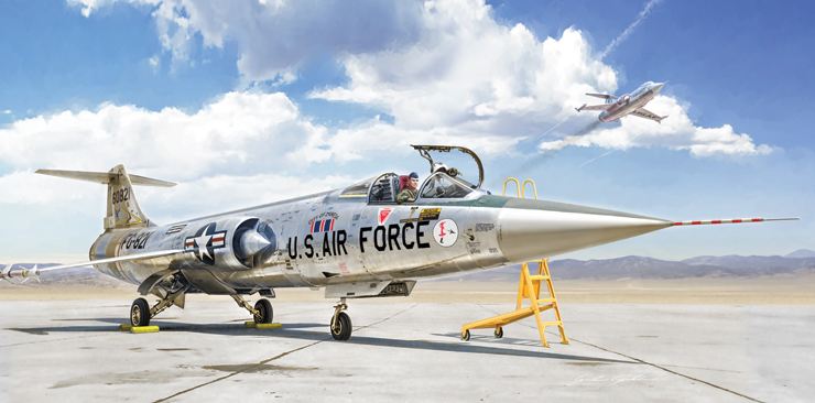 2515  авиация  F-104 STARFIGHTER A/C  (1:32)